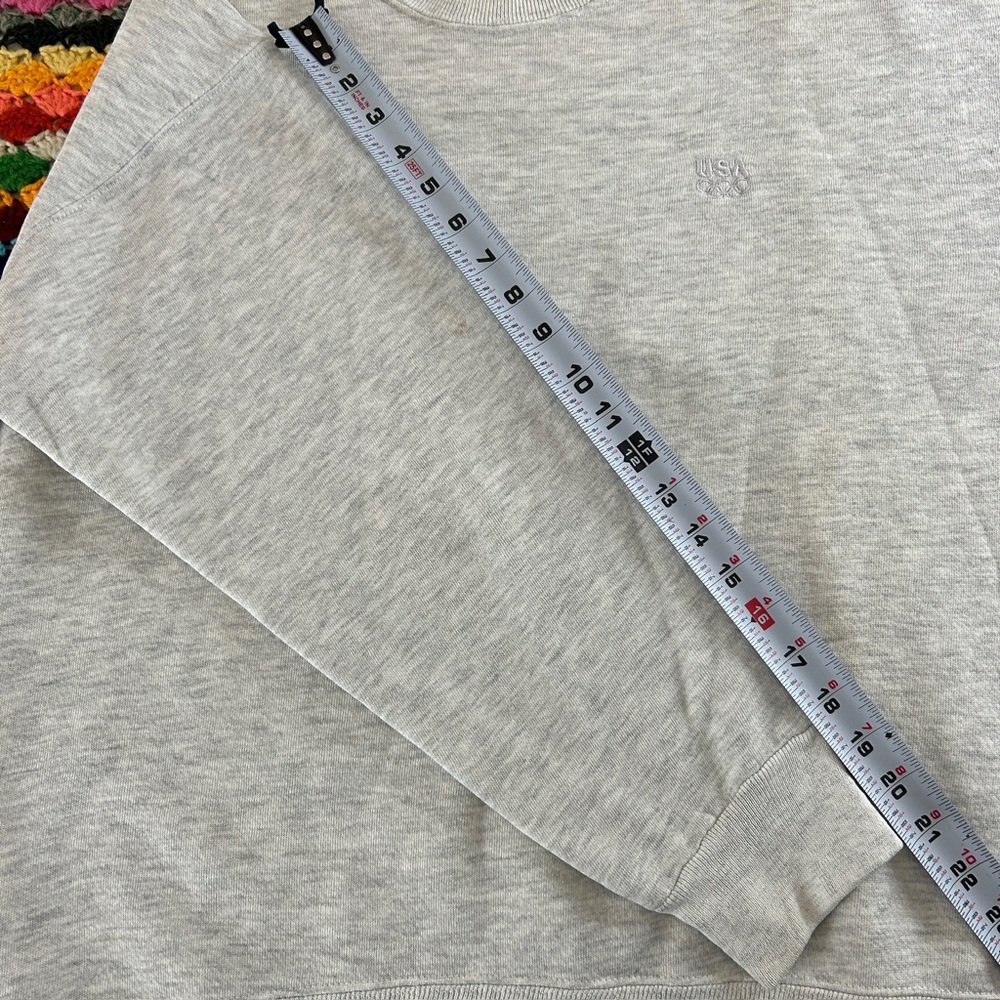 Vintage 80s 90s USA Olympics JC Penney Heathered Embroidered Crewneck Sw… - Picture 7 of 15